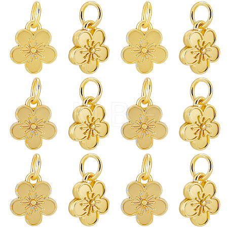 40Pcs Rack Plating Alloy Charms FIND-BBC0003-41G-1