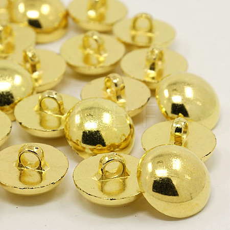 1-Hole Plating Acrylic Shank Buttons BUTT-I015B-1