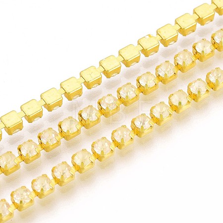 Iron Rhinestone Cup Chains CH-T006-05A-10-1