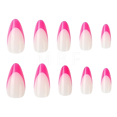 ABS Plastic Full Cover Press On False Nails DIY-CJC0006-12B-1