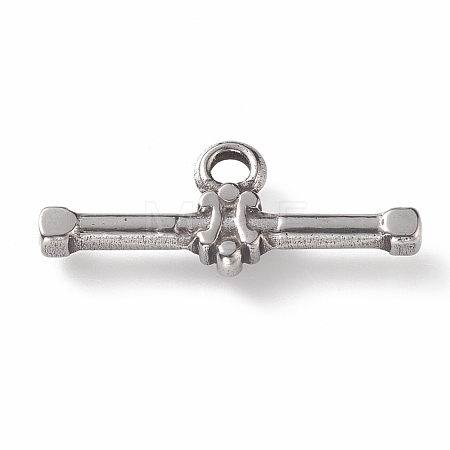 Non-Tarnish 304 Stainless Steel Toggle Clasps Parts STAS-K209-04P-1