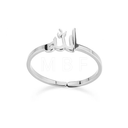 201 Stainless Steel Cuff Open Rings FS-WGFD60C-04-1