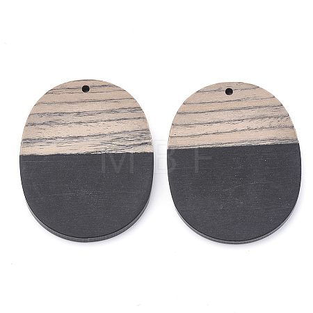 Resin & Wenge Wood Pendants RESI-T023-01A-1