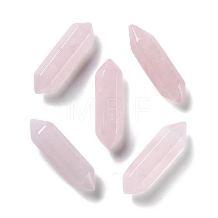 Faceted Natural Rose Quartz Healing Stones G-K008-30mm-01-1