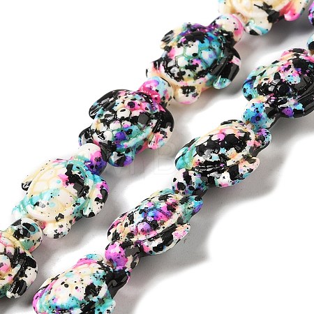 Synthetic Turquoise Dyed Beads Strands X-G-P507-05H-1