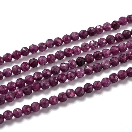 Natural Ruby Beads Strands G-H266-24B-1