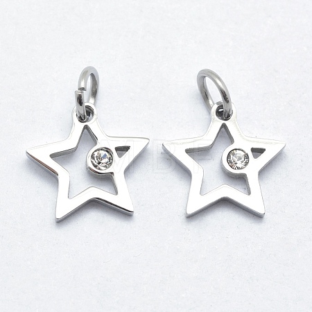 316 Surgical Stainless Steel Pendants STAS-K178-01A-P-1