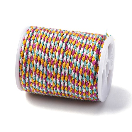 4-Ply Polycotton Cord with Metallic Thread OCOR-Z003-D121-1