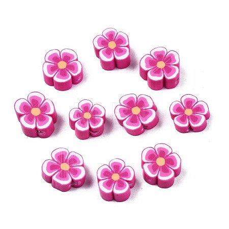 Handmade Polymer Clay Beads LS-CLAY-S096-006J-1