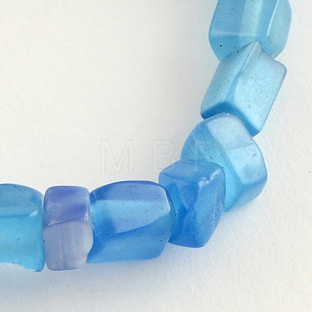 Cat Eye Glass Bead Strands CE-R010-01E-1