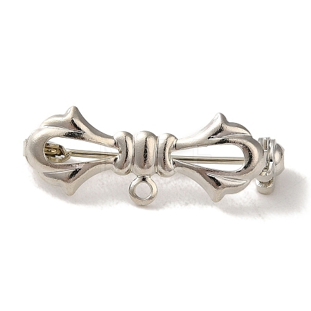 Brass Brooches Findings KK-M285-34P-1