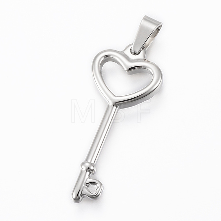 Tarnish Resistant 304 Stainless Steel Pendants STAS-H411-02P-1