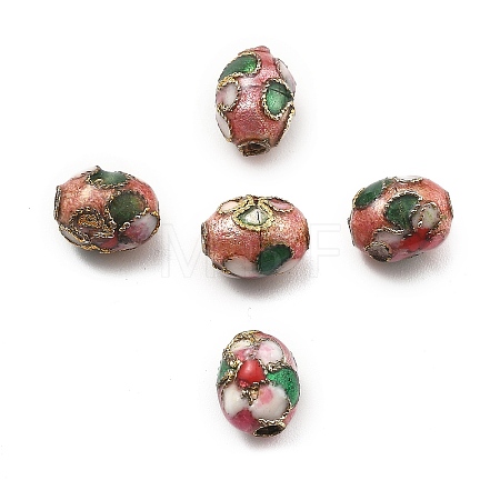 Handmade Cloisonne Beads CLB-Q002-04C-1
