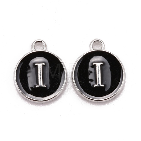 Platinum Plated Alloy Charms ENAM-S118-02I-P-1