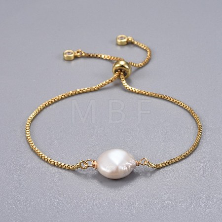 Brass Slider Bracelets BJEW-JB04266-02-1