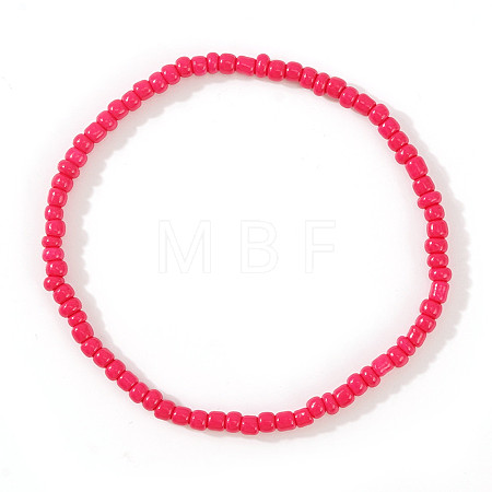 Glass Seed Beads Stretch Bracelets ZE8223-23-1