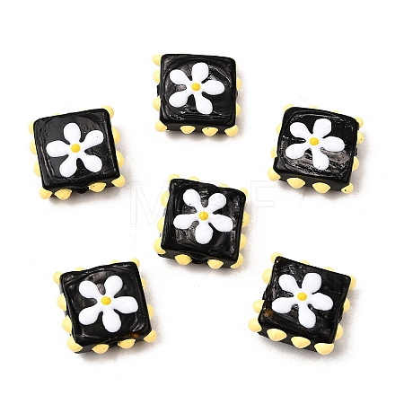 Handmade Lampwork Enamel Beads LAMP-S079-08A-1
