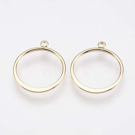 Long-Lasting Plated Brass Pendants KK-K227-023G-NF-1