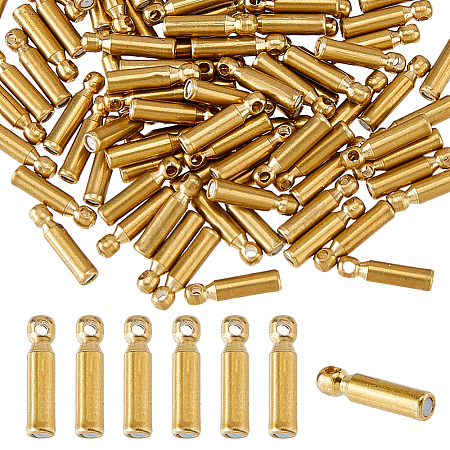 120Pcs Brass & Silicone Brooch Pin Backs KK-FH0008-42-1