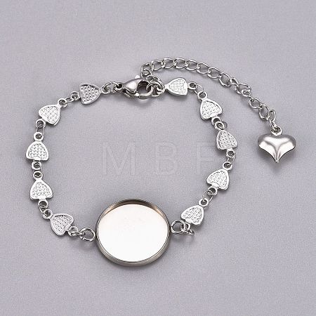 Tarnish Resistant 304 Stainless Steel Bracelet Making STAS-L248-004P-A-1