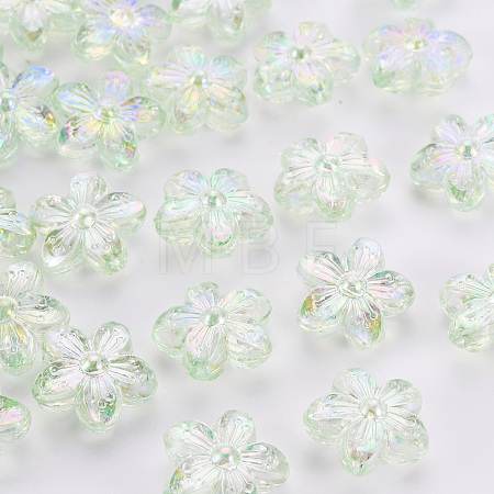 Transparent Acrylic Beads TACR-S154-45C-327-1