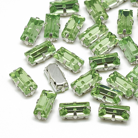 Sew on Rhinestone RGLA-T092-5x10mm-19P-1