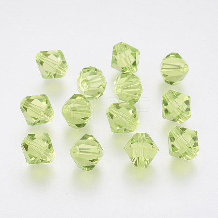 Imitation Austrian Crystal Beads SWAR-F022-10x10mm-252-1