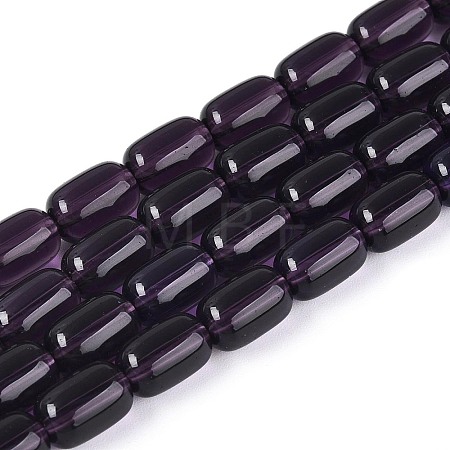 Transparent Glass Beads Strands GLAA-T028-14T-A04-1