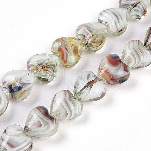 Millefiori Glass Beads Strands GLAA-T023-34J-1