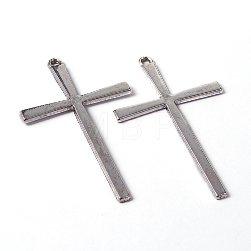 Tibetan Style Alloy Cross Large Pendants EAAA0100Y-NF-1