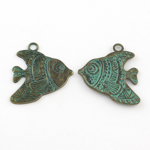 Zinc Alloy Pendants PALLOY-R065-050-LF-1