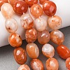Natural Red Botswana Agate Beads Strands G-G117-A05-06-1