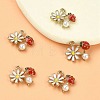 Alloy Enamel Pendants ENAM-YW0003-44-1