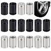 16Pcs 2 Colors Aluminum Alloy Tire Valve Caps AJEW-CN0008-01-1