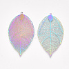 Ion Plating(IP) 304 Stainless Steel Filigree Big Pendants STAS-S108-38-2