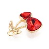 Alloy Rhinestone Pendants X-PALLOY-T092-24G-04-2