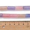 Dyed Natural Malaysia Jade Beads Strands G-C285-B01-01A-5