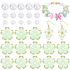 120Pcs Acrylic Bead Caps OACR-PA0002-13C-1
