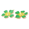 304 Stainless Steel Enamel Pendants STAS-K256-15G-03-2