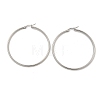 Tarnish Resistant 304 Stainless Steel Big Hoop Earrings EJEW-F105-04P-3