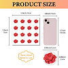 8 Sheets Plastic Waterproof Self-Adhesive Picture Stickers DIY-WH0428-071-2