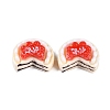 Opaque Resin Imitation Food Decoden Cabochons CRES-I032-02E-1