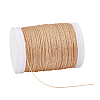 Waxed Polyester Cord YC-WH0018-01E-6