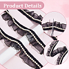 5 Yards Polyester Lace Ribbons OCOR-GF0006-14B-01-6