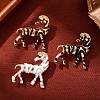 Horse Enamel Pins JEWB-H036-03KCG-1