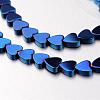 Electroplate Non-magnetic Synthetic Hematite Bead Strands G-F300-23C-05-1