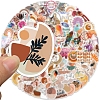 100Pcs Bohemia Style Waterproof PVC Plastic Sticker Labels X-BOHO-PW0001-088-4