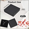 6Pcs Square Cardboard Necklace Box CBOX-YW0001-05A-2