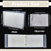 Rectangle A6 PP Plastic Scrapbook DIY Binder Photo Album AJEW-WH0481-738-2