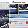 Zinc Alloy Car Stickers DIY-FH0001-003-7